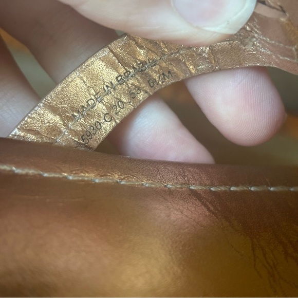 Tory Burch Miller Sandals in Rose Gold Size 6.5 - Picture 6 of 7